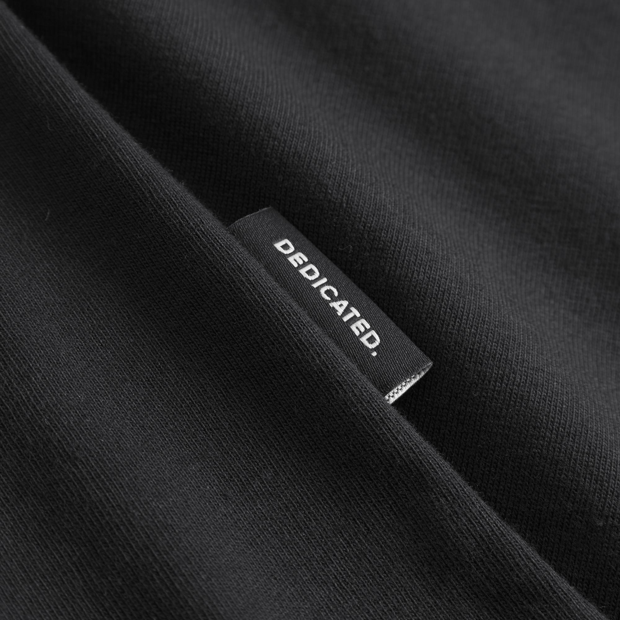 Dedicated Stockholm Wonky Bike T-Shirt Bio Baumwolle Shirt schwarz